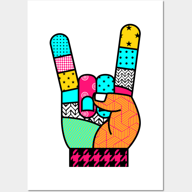 HAND SIGN-PEACE Wall Art by ALFBOCREATIVE